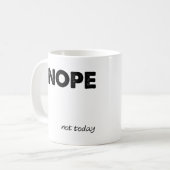 Nein Funny Mug Kaffeetasse (Vorderseite Links)