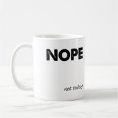 Nein Funny Mug Kaffeetasse (Links)