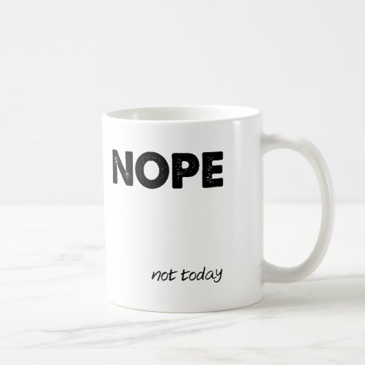 Nein Funny Mug Kaffeetasse (Rechts)