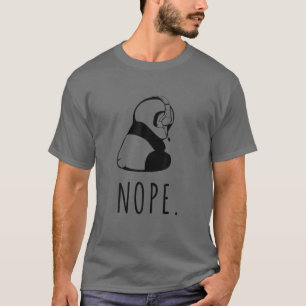 Nein. Gaming Panda Nope. Für vorgestellt T-Shirt