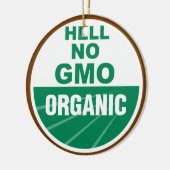 Nein GMO Orgainc Keramikornament (Links)