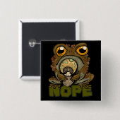 Nein! Grumpy Toad Button (Vorne & Hinten)