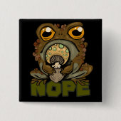 Nein! Grumpy Toad Button (Vorderseite)