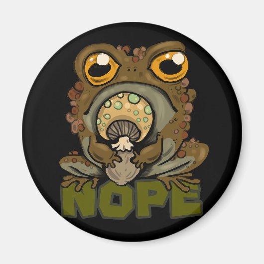 Nein! Grumpy Toad Magnet (Vorne)
