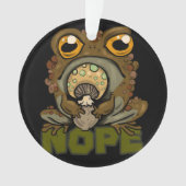 Nein! Grumpy Toad Ornament (Vorderseite)