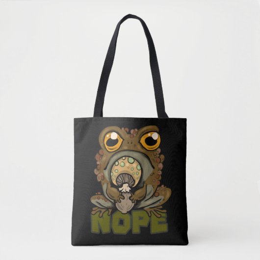 Nein! Grumpy Toad Tasche (Vorderseite)