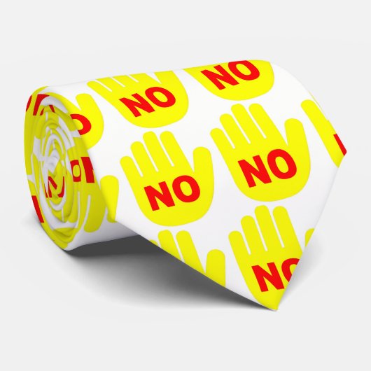 "NEIN" HandKrawatte Krawatte (Gerollt)