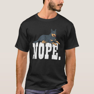 Nein Heeler Tier Haustier Rot Blau Australisches R T-Shirt