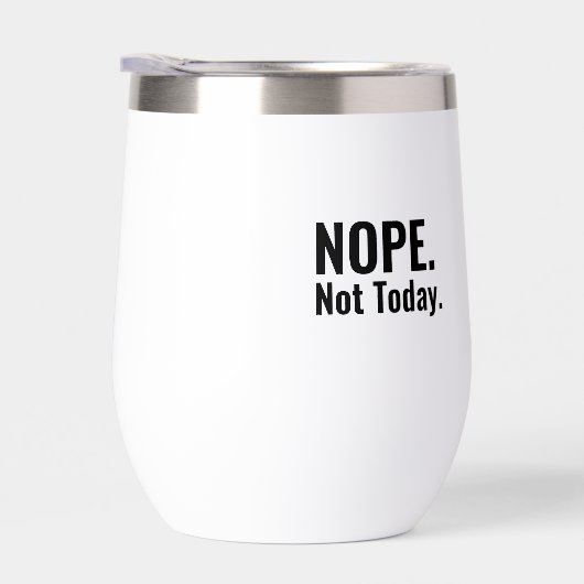 Nein. Heute nicht. | Fetttypografie (Rechts)