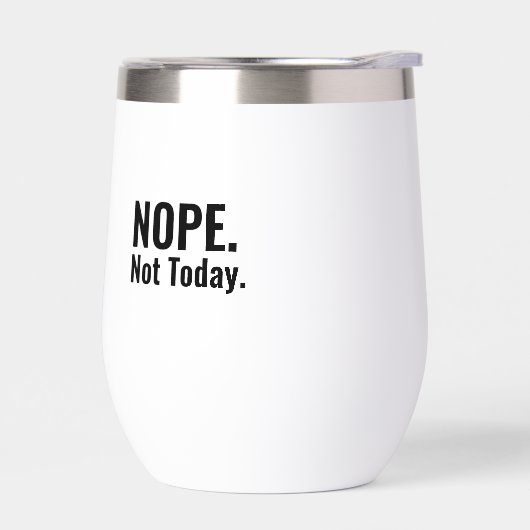 Nein. Heute nicht. | Fetttypografie (Links)