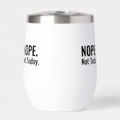 Nein. Heute nicht. | Fetttypografie (Vorderseite)