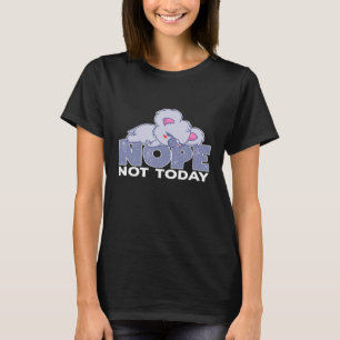 Nein, heute nicht Schlafender Koala-Bär Tier T-Shirt