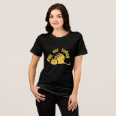 Nein, heute nicht Tri-Blend shirt (Vorderseite voll)