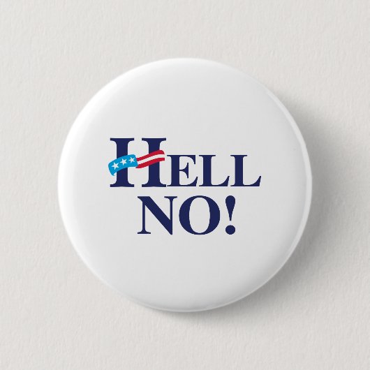 Nein Hillary - .png Button (Vorderseite)