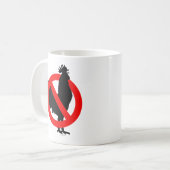 Nein (Hühnchen) Kaffeetasse (Vorderseite Links)