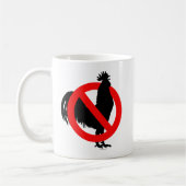Nein (Hühnchen) Kaffeetasse (Links)