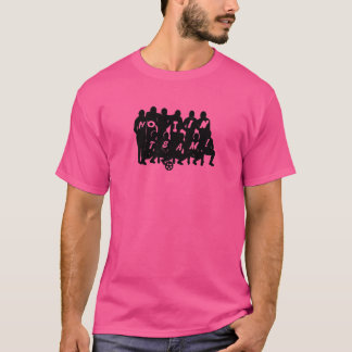 Nein, ich bin im T-Shirt der Mannschaften