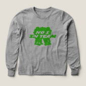 Nein, ich bin in Team Kids Long-Sleeve-T-Shirt (Design Vorderseite)