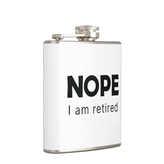 Nein, ich bin pensioniert flachmann (Rechts)