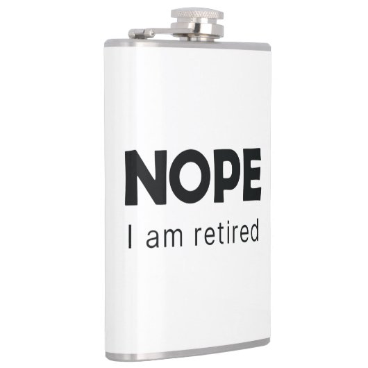 Nein, ich bin pensioniert flachmann (Rechts)