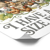 Nein, ich habe kein Hühnerproblem Stallgröße Lusti Poster (Ecke)