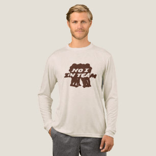 Nein, ich im Langschläfer-T-Shirt des Teams Tri-Blend Shirt