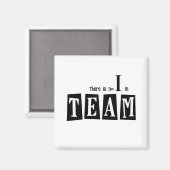 Nein Ich in TEAM Magnet (Vorderseite/Rückseite)