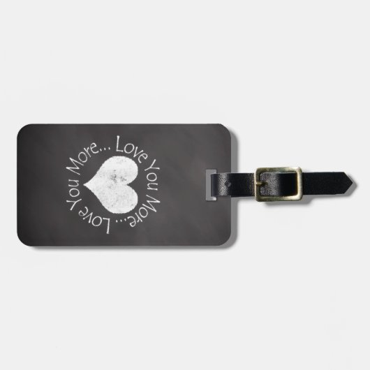 Nein, ich Liebe Sie mehr Gepäckanhänger (Vorderseite horizontal)