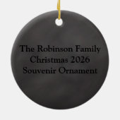 Nein, ich Liebe Sie mehr Keramik Ornament (Hinten)