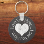 Nein, ich Liebe Sie mehr Schlüsselanhänger (Vorderseite)