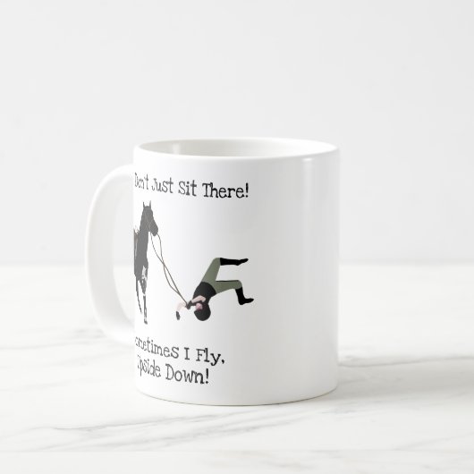 Nein, ich sitze nicht einfach nur dort, kaffeetasse (Vorderseite Links)