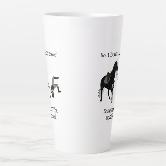 Nein, ich sitze nicht einfach nur dort, milchtasse (Vorderseite)