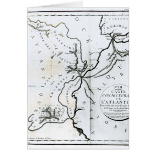 Nein III mutmaßliche Karte der Insel von