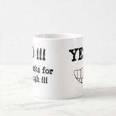 NEIN!!! JA!!!  - 2 versahen Tasse mit Seiten (Mittel)