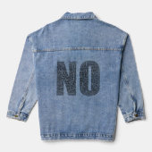 Nein Jeansjacke (Rückseite)