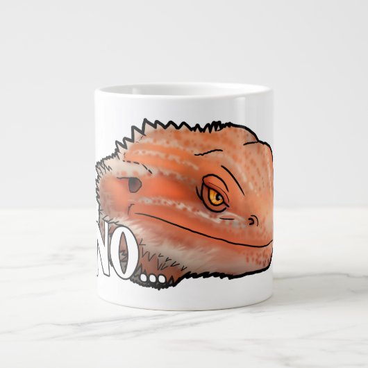 Nein Jumbo-Tasse (Vorderseite)