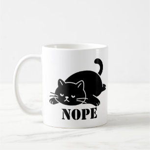 NEIN Katze Lustig für Katzenliebhaber Kaffeetasse