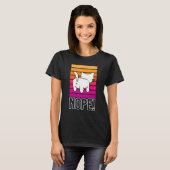 Nein Katze Nein T-Shirt (Vorne ganz)