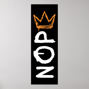 Nein Keine Könige Amerika Demokratie Anti-Trump I Poster