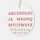 Nein L Keramik Ornament (Links)