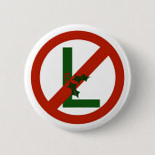 Nein - L Weihnachten Weihnachtsschaltfläche Button (Vorderseite)