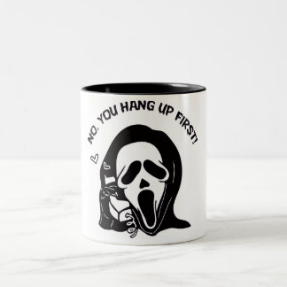 NEIN, LEG DU ERST AUF! ZWEIFARBIGE TASSE