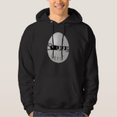 Nein! Nicht heute Funny Introvertiert Hoodie (Vorderseite)