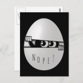 Nein! Nicht heute Funny Introvertiert Postkarte (Vorne/Hinten)