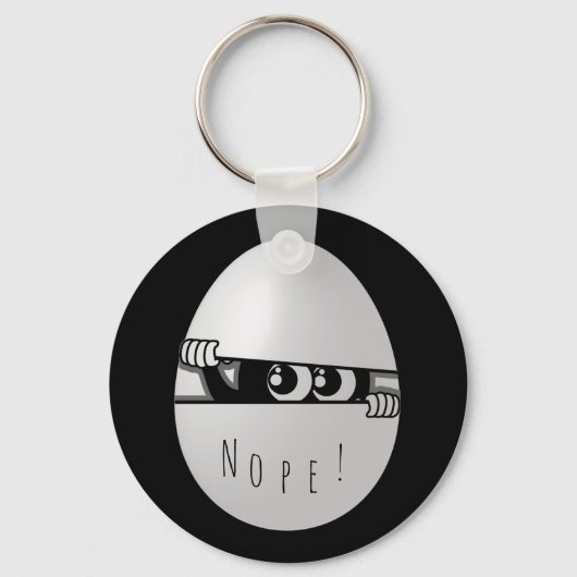 Nein! Nicht heute Funny Introvertiert Schlüsselanhänger (Vorderseite)