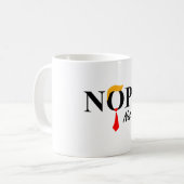 Nein. Nicht wieder. Kaffeetasse (Vorderseite Links)