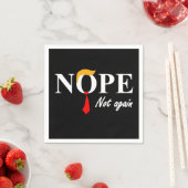 Nein. Nicht wieder. Serviette (Beispiel)