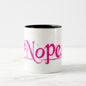 Nein. Nur nein. Zweifarbige Tasse (Mittel)