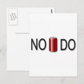 Nein! Postkarte (Vorne/Hinten)