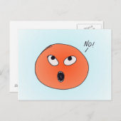 "Nein!" Postkarte (Vorne/Hinten)
